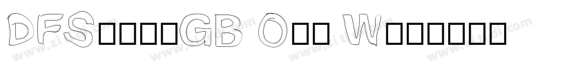 DFSong-GB Otf W12字体转换